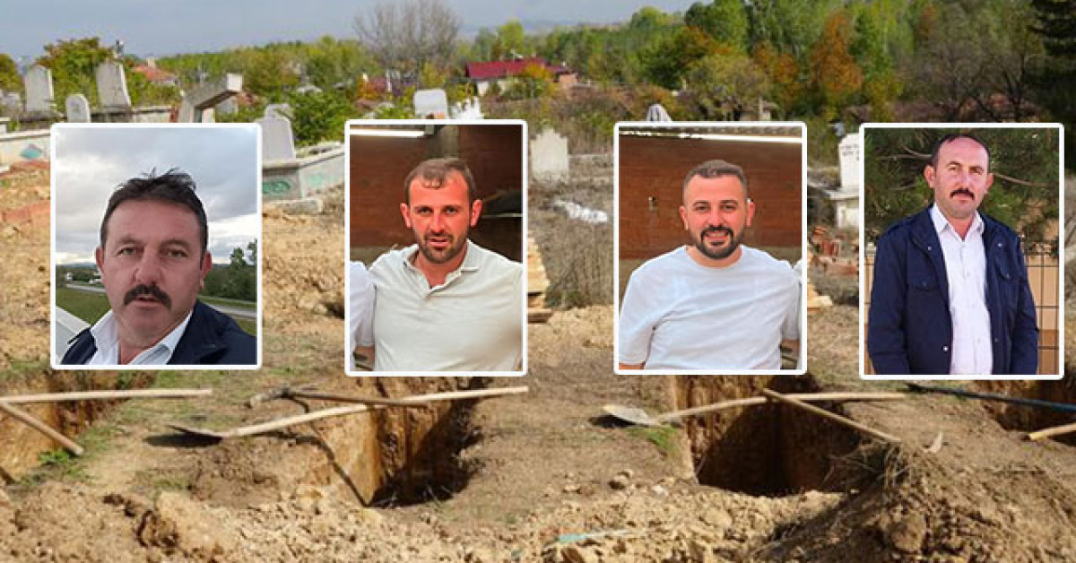 Baba oğul 4 kişiyi öldürdü! Bir baba, 2 oğlu ve kardeşi yan yana gömüldü