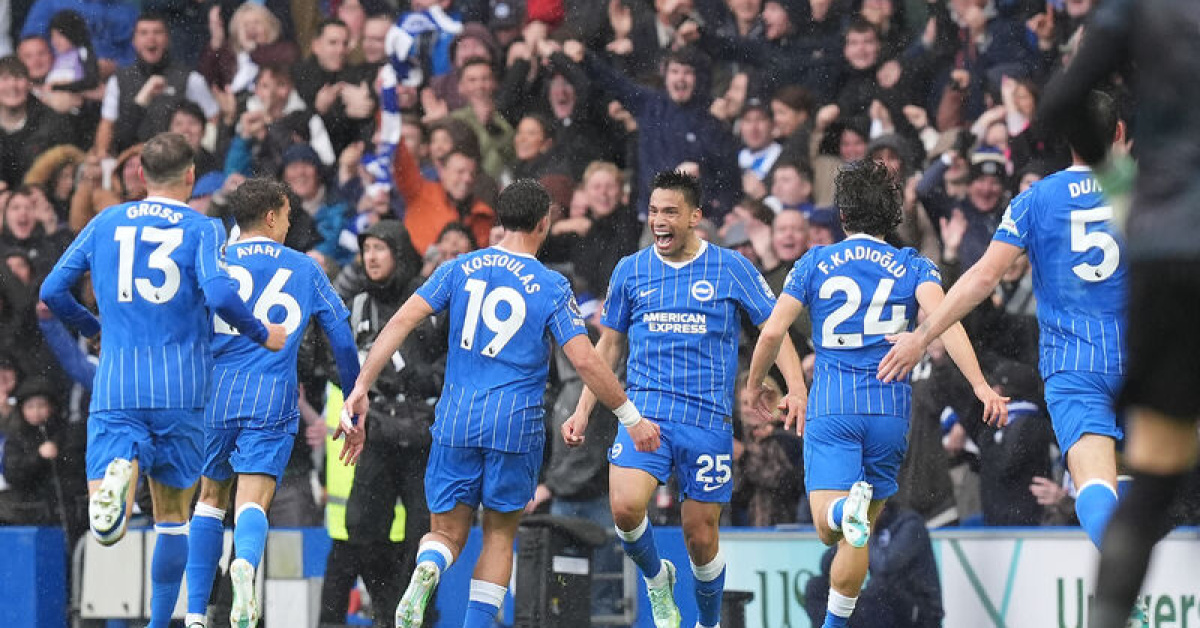 Brighton & Hove Albion: 5 – Crystal Palace: 0 | MAÇ SONUCU, ÖZETİ VE GOLLERİ