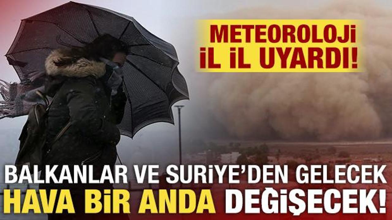 İstanbul’da hava sert dönüyor! Balkanlar üzerinden gelecek, sıcaklıklar 10 derece düşecek!
