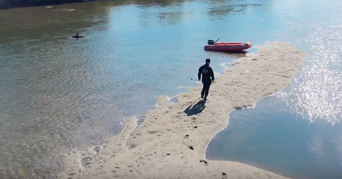 Meriç Nehri’nde kaybolan 2 çocuğu arama çalışmaları 2’nci gününde