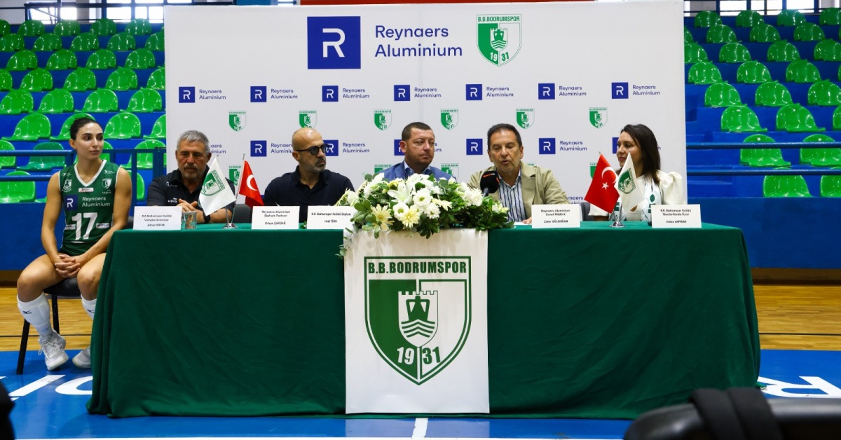 Reynaers Aluminium, Bodrumspor Kadın Voleybol Takımı’nın ana sponsoru oldu