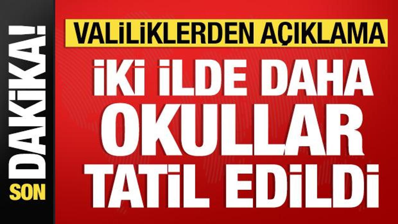 Yalova ve Kocaeli’de olumsuz hava koşulları nedeniyle eğitime 1 gün ara verildi