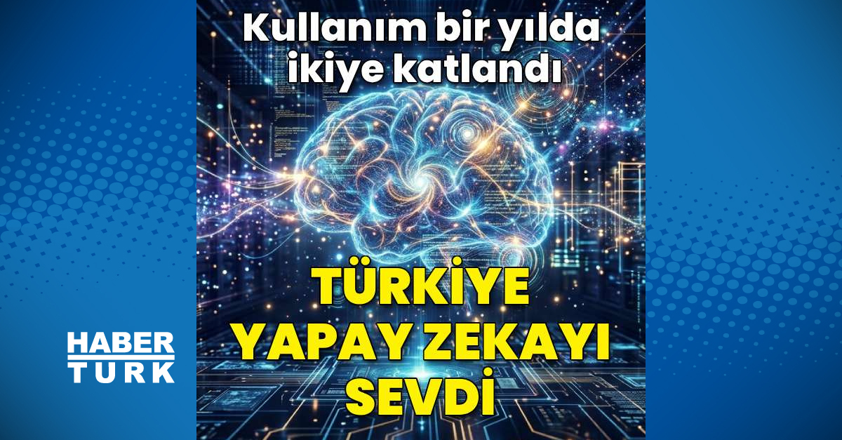 Yapay zeka kullanımı ikiye katlandı